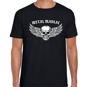 Bellatio Metal Maniac t-shirt Zwart