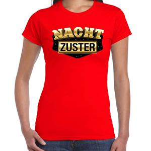 Bellatio Nachtzuster Carnaval / verkleed t- shirt Rood