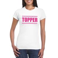 Bellatio Topper t-shirt Wit