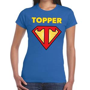 Bellatio Super Topper t-shirt dames blauw / Blauw