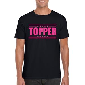 Bellatio Topper t-shirt Zwart