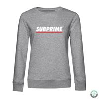 Subprime Sweater Stripe Grey Dames Grijs