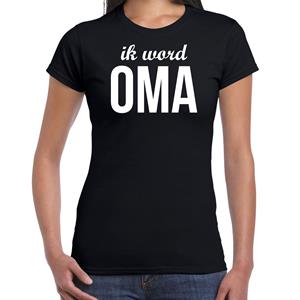 Bellatio Ik word oma - t-shirt Zwart