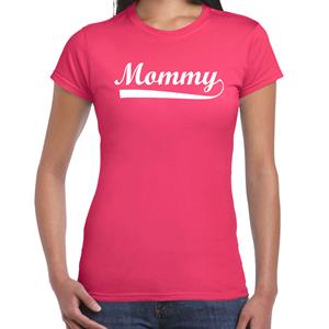 Bellatio Mommy - t-shirt fuchsia Roze