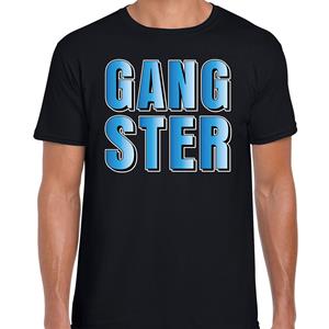Bellatio Gangster cadeau t-shirt Zwart