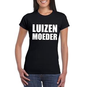 Bellatio Luizenmoeder tekst t-shirt Zwart