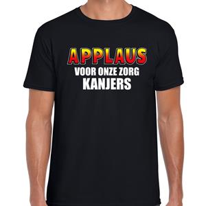 Bellatio Applaus voor onze zorg kanjers t-shirt Zwart