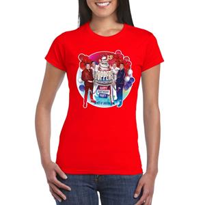 Toppers Official Merchandise Rood Toppers in concert 2019 officieel t-shirt dames - Officiele Toppers in concert merchandise