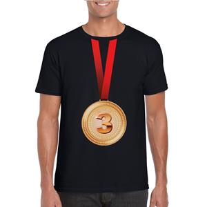 Bellatio Bronzen medaille kampioen shirt Zwart