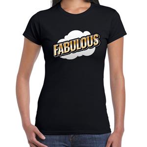 Bellatio Fout Fabulous t-shirt in 3D effect Zwart