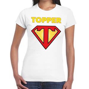 Bellatio Super Topper t-shirt dames wit / Wit