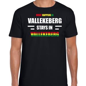 Bellatio Valkenburg / Vallekeberg Carnaval verkleed outfit / t-shirt Zwart