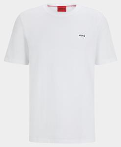 HUGO T-shirt met labelprint, model 'Dero'