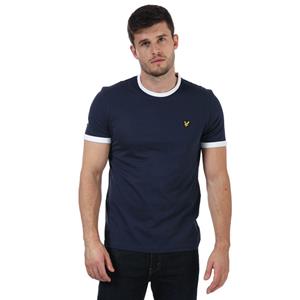 Lyle & Scott T-shirt Korte Mouw Lyle & Scott Ringer-T-shirt van biologisch katoen