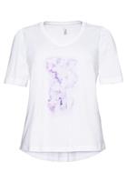 Sheego T-Shirt aus Baumwolle mit Frontdruck