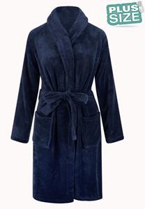 Relax Company Badjas extra groot - donkerblauw