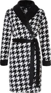 Rebelle badjas dames fleece - pied de poule