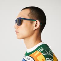 LACOSTE L972S Mannen Zonnebril, blauw mat