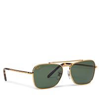 Ray-Ban New Caravan RB3636 Zonnebril - Vierkant Goud - Glazen met sterkte beschikbaar