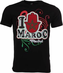 Local Fanatic T-shirt Korte Mouw  I Love Maroc