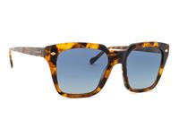 VOGUE VO5380S | Herren-Sonnenbrille | Eckig | Fassung: Kunststoff Havanna | Glasfarbe: Blau / Grau
