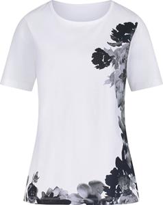 Your Look... for less! Dames Shirt met korte mouwen wit geprint Größe