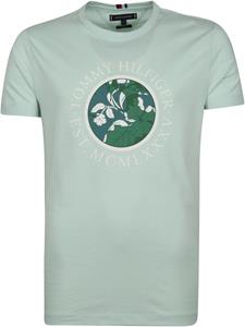 Tommy Hilfiger T-shirt Logo Lichtgroen