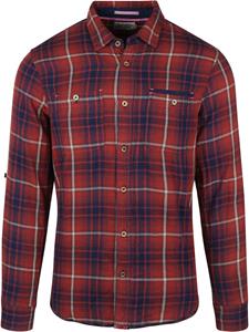 Scotch and Soda Overhemd Flannel Rood
