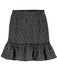 Geisha Meisjes rok - Bloem - Zwart / Zand