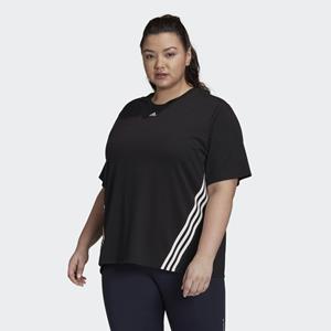 adidas Performance T-Shirt "TRAIN ICONS 3-STREIFEN – GROSSE GRÖSSEN"
