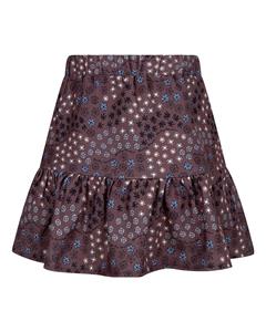Daily7-collectie Rokje flower (dark mauve)