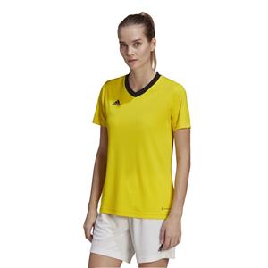 Adidas Trainingsshirt Entrada 22 - Geel/Zwart Vrouw