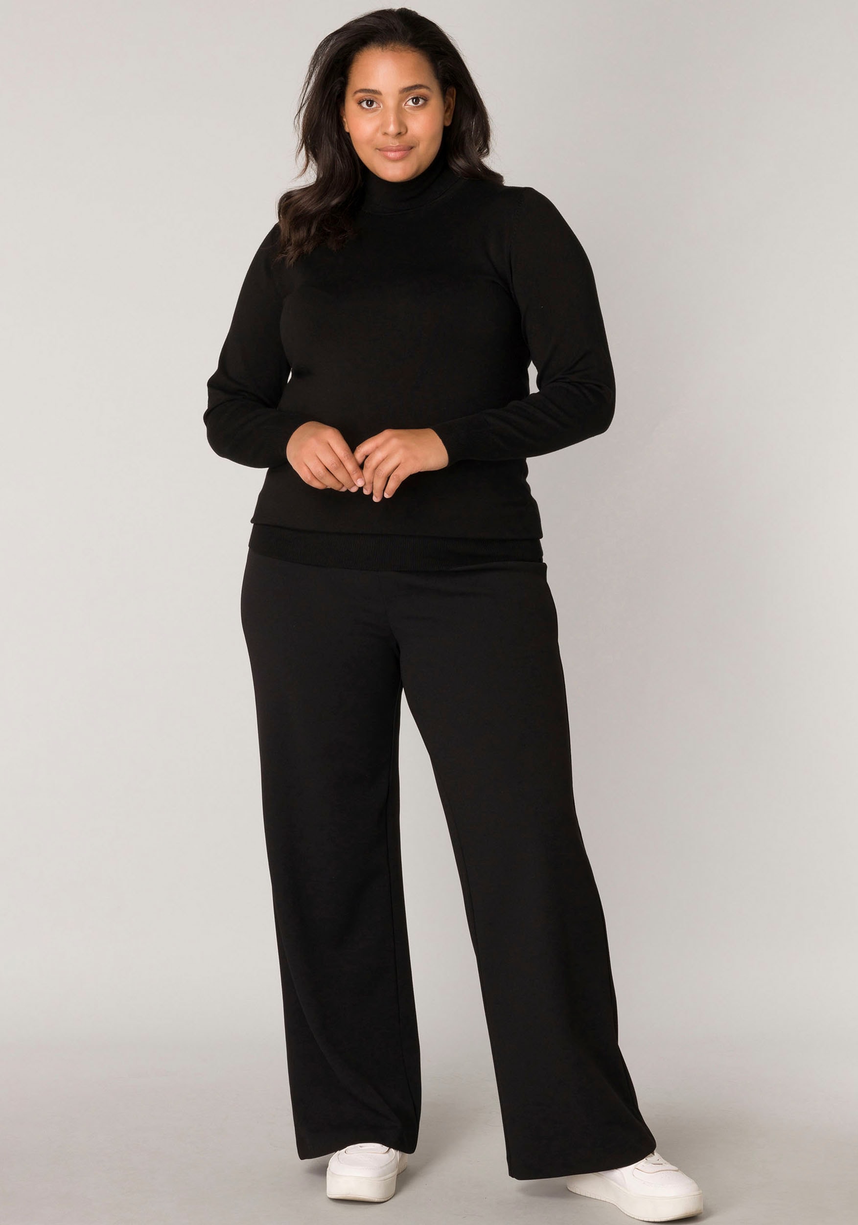 Base Level Curvy Rollkragenpullover "BAS-YUENA"