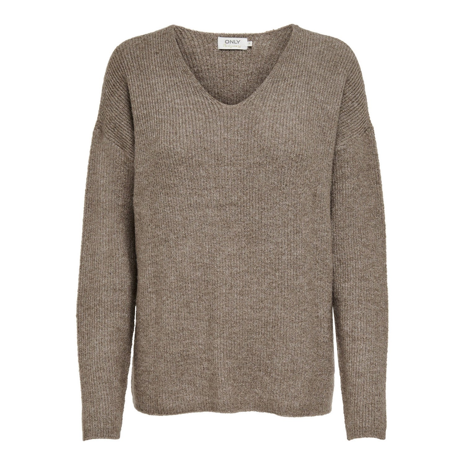 Only Gebreide pullover met V-hals, model 'CAMILLA'
