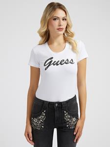 Guess Adriana T-Shirt Dames Wit - 
