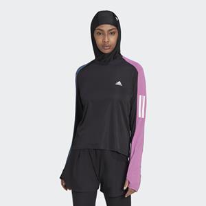 Adidas Own The Run Colorblock Long-sleeve - Damen Track Tops