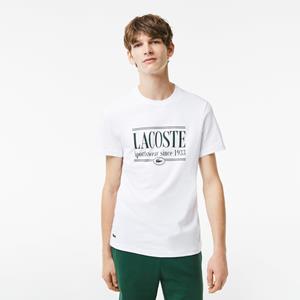 Lacoste Herren  T-Shirt aus Jersey - Weiß 