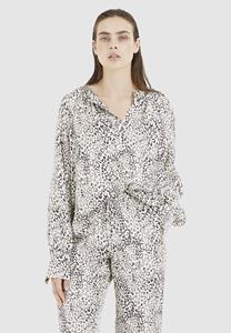 MARC AUREL Bluse aus Minimal-Leo-Druck