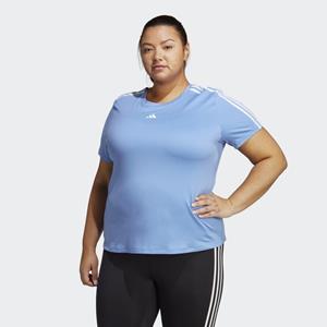 adidas Performance T-Shirt "AEROREADY TRAIN ESSENTIALS 3-STREIFEN – GROSSE GRÖSSEN"