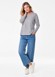 Goldner Fashion Shirt met ronde hals - zilvergrijs 