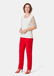 Goldner Fashion Kanten shirt - wolwit 