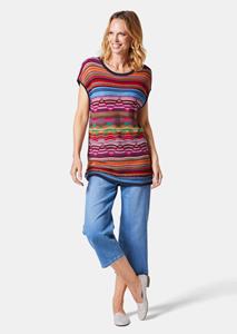 Goldner Fashion Comfortabel topje met goed te combineren dessin - meerkleurig 