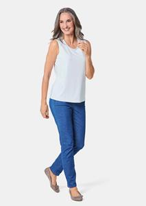 Goldner Fashion Verzorgd topje dat mooi in model blijft - wit 