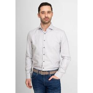 Suitable Overhemd Twill Print Wit