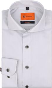 Suitable Overhemd Twill Grijs