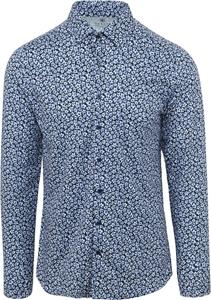 Desoto Hemd Blumenmuster Blau