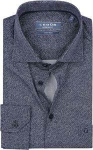 Ledub Overhemd Print Navy