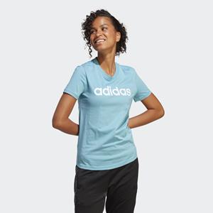 adidas LOUNGEWEAR Essentials Slim Logo T-Shirt Blau