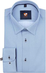 Suitable Overhemd 261-4 Blauw Print