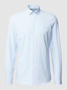 OLYMP Level Five 24/Seven Overhemd, body fit, Modern Kent, Bleu